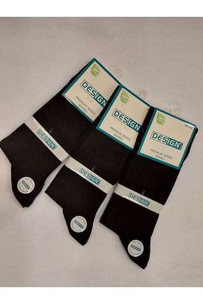 Design Socks DESIGN MEN'S BAMBOO SOCKS 3-PACK