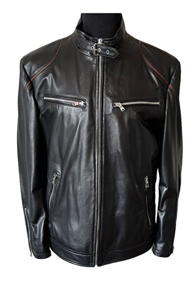asus deri CALVIN Men's Genuine Leather Jacket