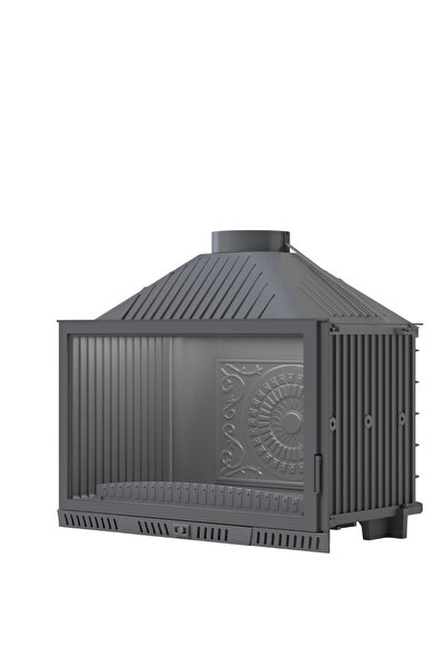 Serra 70'lik Standart Turbolu Klapeli Şömine Haznesi