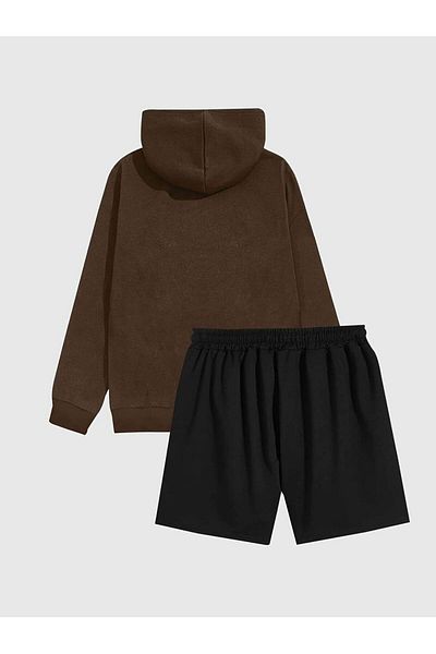 AMMA Wolf Printed Unisex Sweatshirt and Tracksuit Set - 3 Thread