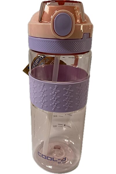 Gıpta Cool-J 7570 650 ml - Water Bottle with Straw, 4 Colors Mix Pctg
