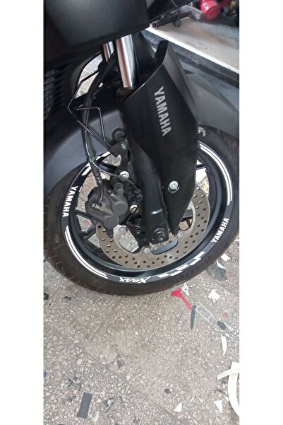 Oracal Yamaha nmax reflektör fosforlu jant sticker beyaz