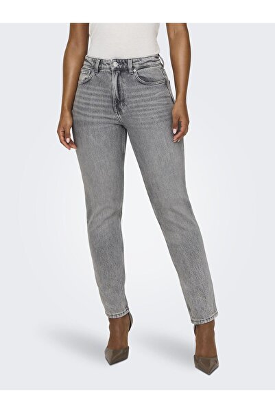 ONLY Gerade geschnittene Jeans mit hoher Taille