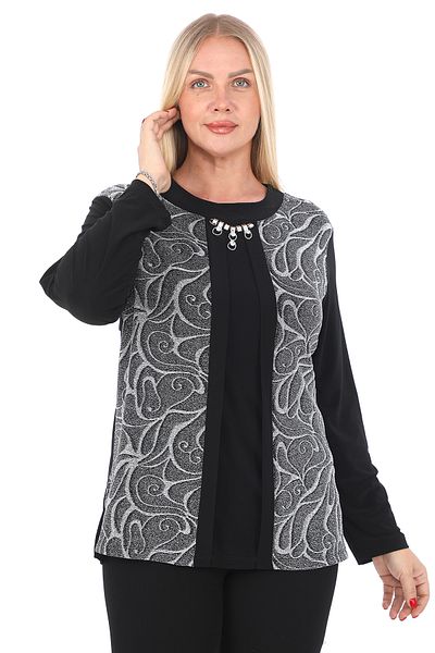 Silver Colored Women Plus Size Blouses Styles Prices Trendyol
