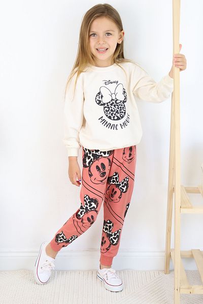 e-çocuk Minnie Mouse mintás lány szett - alsó és felső szett 0331-0332