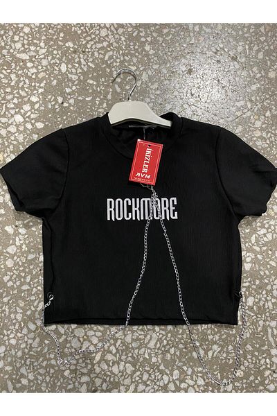 İkizler Caliente - Chain Detailed Crop Top