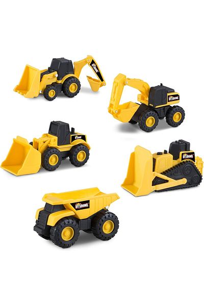 Nikko Toys Mini Machine Construction 5-Pack
