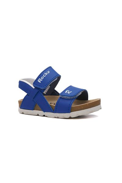 Nstil Sandale albastre unisex pentru copii - velcro la gleznă, tălpi groase și ușoare confortabile 316