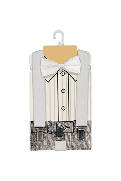 jilly jo Bow Tie Strap Boy's Trousers - Special Day Set