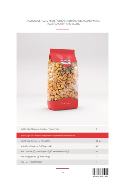 SOSLU MISIR 180 GR