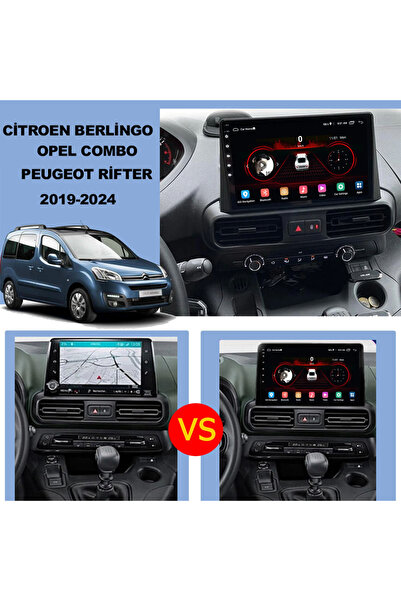 NAVMİNA Citroen Berlingo Peugeot Rifter Opel Combo 2019-2024 Uyumlu 4-32 Gb 1...