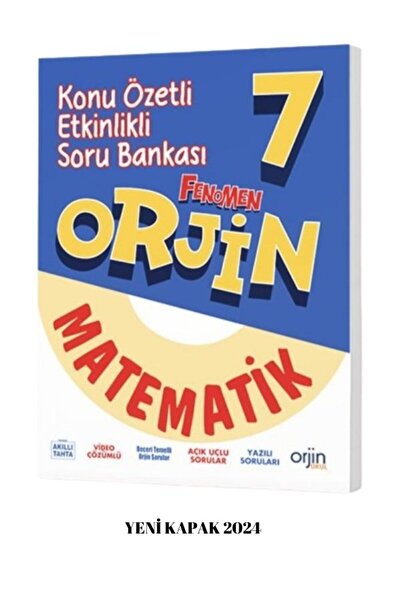 Fenomen Yayıncılık ORJIN 7 MATEMATIK KONU ÖZETLI SORU BANKASI