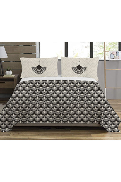 Evmila Πικέ με διπλό σχέδιο - 200x220 εκ