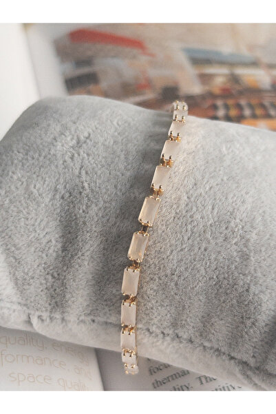 Siya Silver سوار باجيت مستطيل ذهبي اللون - الممر المائي (17+2)