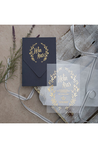 abcofis Düğün Davetiyesi Eko Polen Davetiye Baskılı 40386