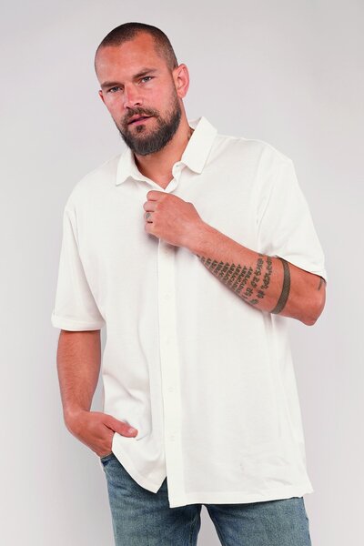 GABRİA Cămașă pentru bărbați Gabria cu mâneci pliate