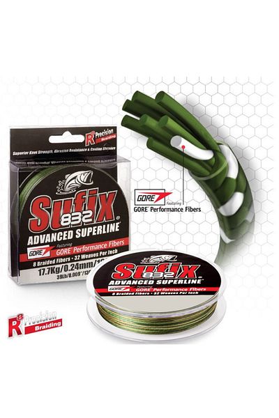 SUFIX 832 Advanced Rope Line Multicolor 0.13mm - 300m - 8.2kg