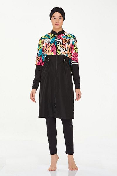 REMSA Beatrice 8262 Full Covered Μαύρο Μαγιό Hijab