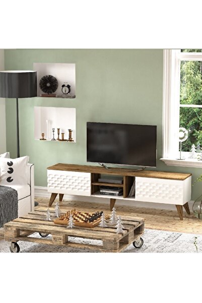 Decorotika EGG TV ÜNİTESİ UD BEYAZ