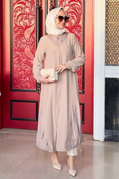 Nihle NİHLE VİZON KAP FERACİ  FERMAR Lİ  KOLAZİ LASTİKLİ ALTİ KİSMİ LASTİKLİ