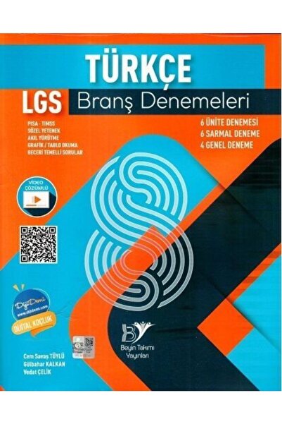 Beyin Takımı Yayınları Beyin Takımı 8. Sınıf Lgs Türkçe Branş Denemeleri