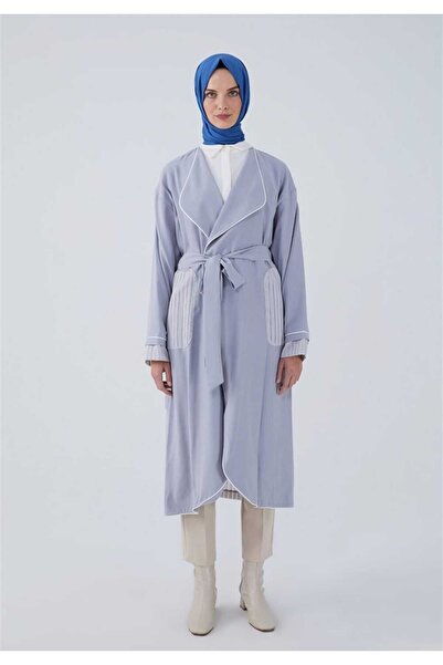 TAYYİBE GİYİM Biyeli giy-çık gri