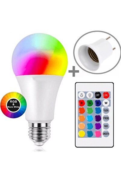 BarkoFix Renk Değiştiren Uzaktan Kumandalı Gece Lambası 16 Renk  Devamlı Beya...