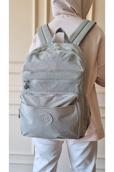 Just Polo luxury Crinkle School Bag - Waterproof and Multi-pocket