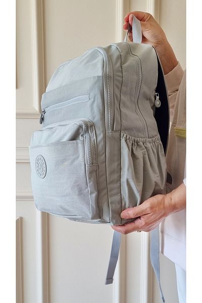 Just Polo luxury Crinkle School Bag - Waterproof and Multi-pocket