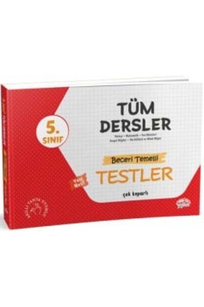 Editör Yayınevi 5. Sınıf Tüm Dersler Yeni Nesil Beceri Temelli Dersler - Edit...