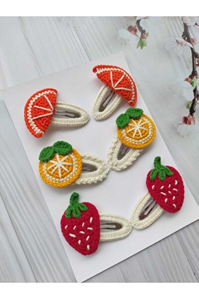 Kadın Girişimciler Atölyesi Model cu fructe proaspete - Set de 6 catarame de ...