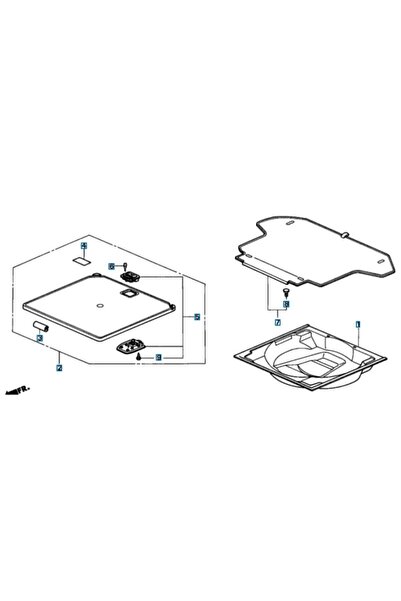 KlipsSepeti Civic Bagaj Döşeme Klips 90667s0d003zc Hsk5532