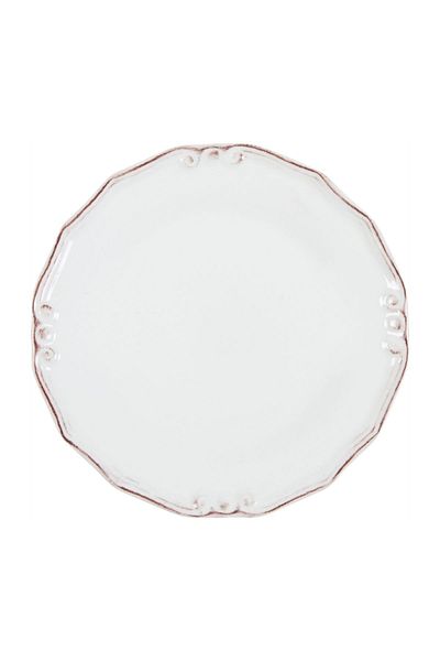 Mudo Home Set of 6 Ecru Cake Plates - 20cm