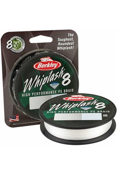 BERKLEY Whiplash 8 Braid Ip Fish Tape Crystal 0.12mm - 150mt - 17.5k