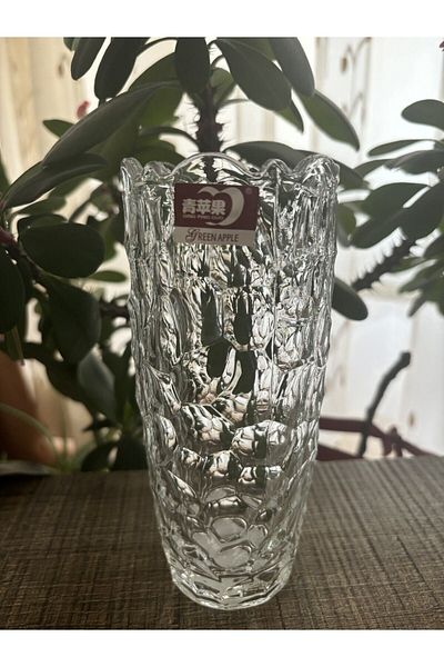 DİBA AVM Βάζο από κρυστάλλινο γυαλί 17,5 cm - 1 Τεμάχιο