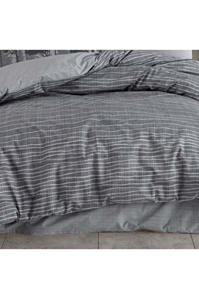 Hobby Set de lenjerie de pat pentru o persoană din Poplin Studio Tully Gri