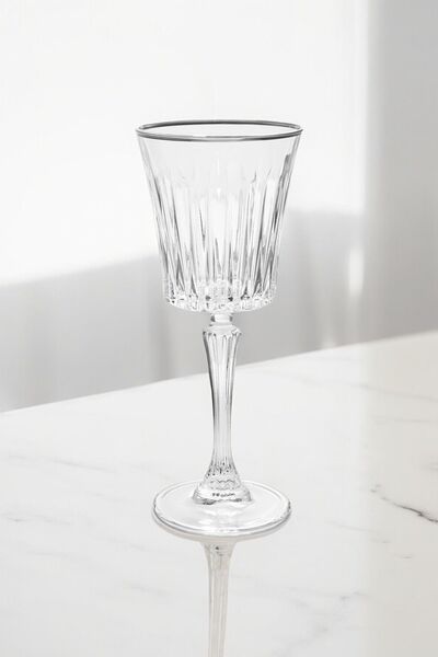 RCR Timeless 6'lı Platin Rimli Kadeh Seti 230 ml