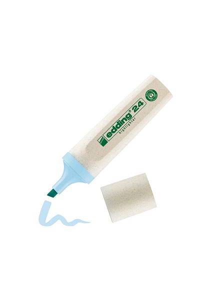 Edding Ecoline 24 Highlighter Pastel Blue Marker Pen - 2 Pieces