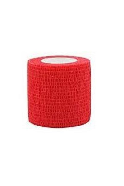 BiaTape Bia Tape Red Color Cohesive Shepherd Athlete Band Bandage 5 Cm X 4.5 M