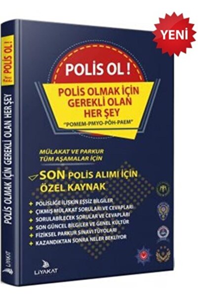 Liyakat Yayınları Liyakat 2021 Polis Ol Son Polis Alımı Için Özel Kaynak Müla...