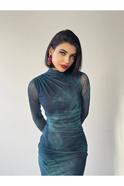 La Querta Sötétkék TM LA QUERTA tüll ruha - sötétkék002