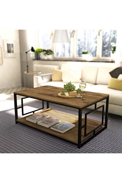 Decorotika KELVİN ORTA SEHPA CEVİZ SİYAH