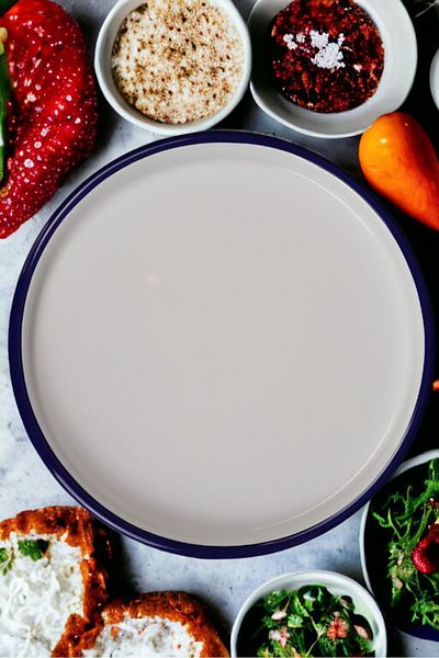 İnci Emaye No. 30 Serving Plate Tray Supla Cake Plate Serving Plate
