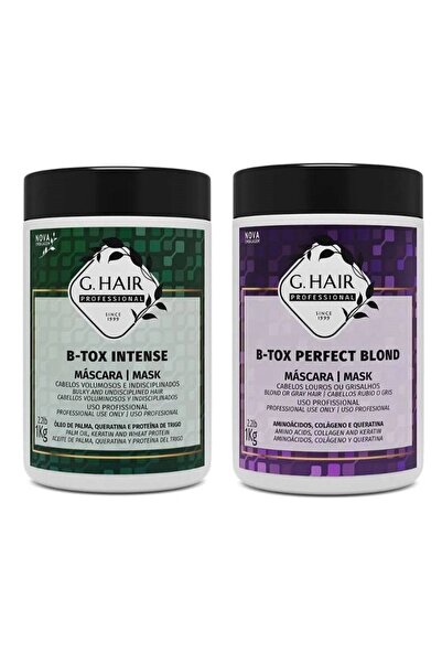 GHAIR G.hair Perfect Blond Soğuk Botox Saç Maskesi + G.hair B- Tox Intense Yo...