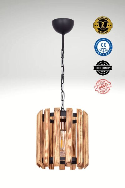 HM AYDINLATMA Çit Tekli Avize Aydınlatma - 22 cm Genişlik, 65 cm Yükseklik, M...