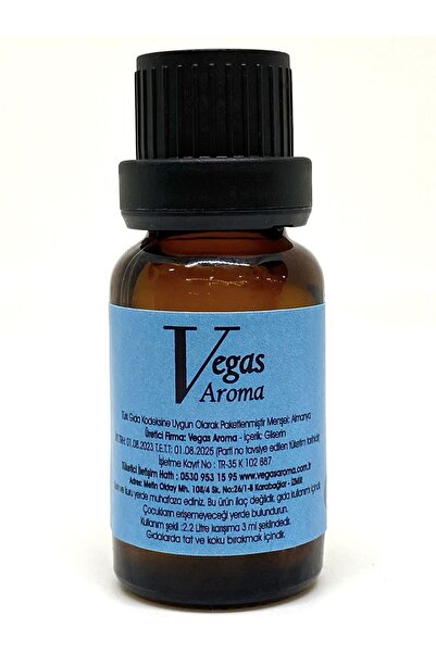 Vegas Aroma Bitkisel Gliserin 15 ml
