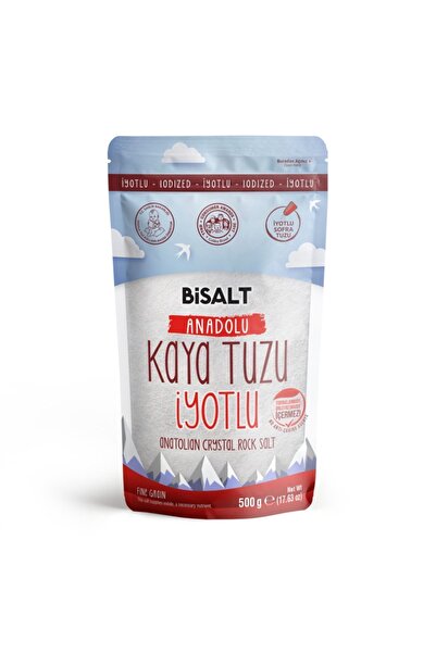 Bisalt Anadolu Kaya Tuzu Ince Iyotlu 500 G