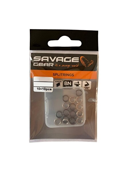 Savage Gear Split Rings Ss Bln 10 10 Halka (20'Lİ PAKET) 5.5 Mm