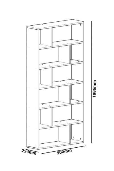 Decorotika Form Kitaplık