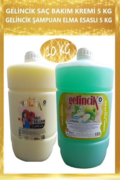 Gelincik بلسم وشامبو أساس التفاح 5+5 كجم